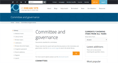 Desktop Screenshot of committees.prospect.org.uk