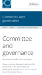 Mobile Screenshot of committees.prospect.org.uk